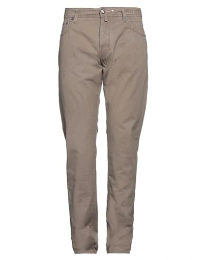 Jacob Cohёn Man Pants Khaki Size 40 Cotton In Beige