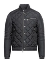 Moncler Man Down Jacket Black Size 5 Polyamide In Black