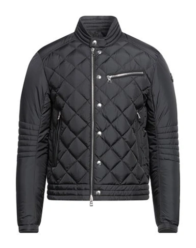 Moncler Man Down Jacket Black Size 5 Polyamide
