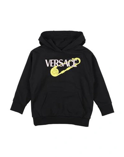 Versace Young Babies'  Toddler Girl Sweatshirt Black Size 6 Cotton, Elastane