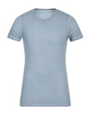 Majestic Filatures Man T-shirt Slate Blue Size S Cotton