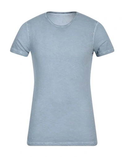 Majestic Filatures Man T-shirt Slate Blue Size S Cotton In Blue