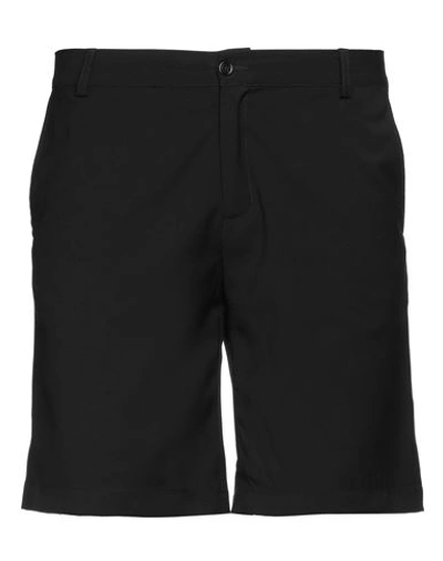 Daniele Alessandrini Homme Man Shorts & Bermuda Shorts Black Size 34 Polyester, Viscose, Elastane