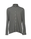 La Fileria Man Shirt Lead Size 40 Cotton In Grey