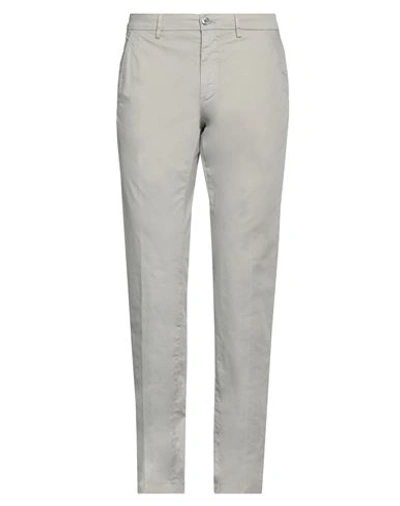 Mason's Man Pants Light Grey Size 34 Cotton, Elastane