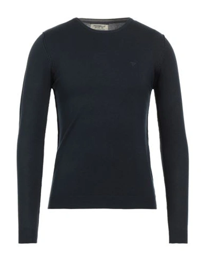 Fred Mello Man Sweater Midnight Blue Size S Viscose, Polyamide In Blue