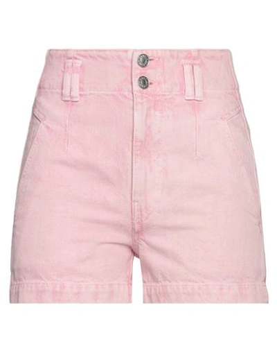 Isabel Marant Étoile Marant Étoile Woman Denim Shorts Pink Size 2 Cotton