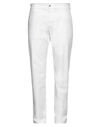 Harmont & Blaine Man Pants White Size 42 Cotton, Elastane