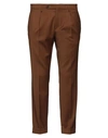 Michele Carbone Man Pants Brown Size 42 Virgin Wool