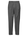 Michele Carbone Man Pants Lead Size 42 Virgin Wool In Grey