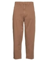 Daniele Alessandrini Homme Man Pants Camel Size 34 Cotton, Elastane In Beige