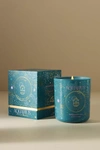 Anthropologie Zodiac Collection Boxed Candle In Green