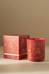 Anthropologie Zodiac Collection Boxed Candle In Red