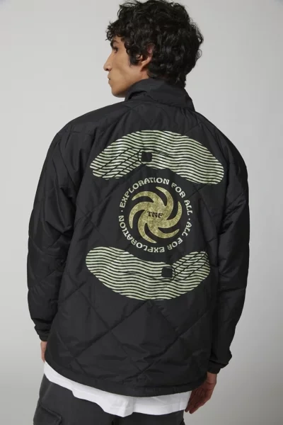 The North Face Afterburner Jacket In Black, Men's At Urban Outfitters