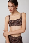 THE UPSIDE BIARRITZ RORY LEOPARD PRINT BRA TOP IN ANIMAL PRINT, WOMEN'S AT URBAN OUTFITTERS