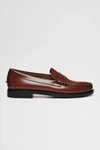Sebago Classic Dan Waxed Leather Loafers In Brown