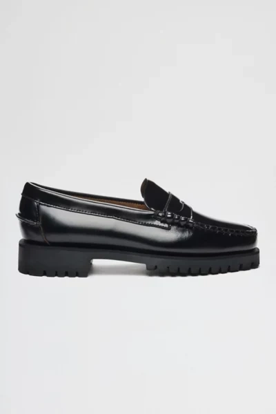 SEBAGO DAN LUG SOLE LOAFER IN BLACK, WOMEN'S AT URBAN OUTFITTERS