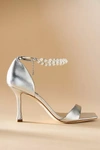 Badgley Mischka Loretta Stiletto Heels In Silver