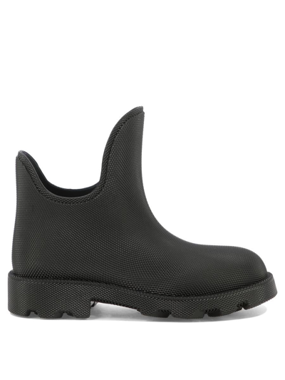 Burberry Marsh Low Boots In Black