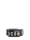Dsquared2 Leather Belt In Black
