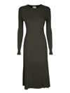 P.a.r.o.s.h Ribbed-knit Green Dress In Green