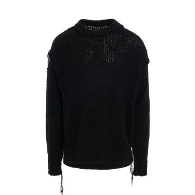 Sacai Knit Pullover With Ribbed Waistband