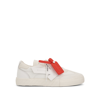 OFF-WHITE FLOATING ARROW LOW VULCANISED LEATHER SNEAKER