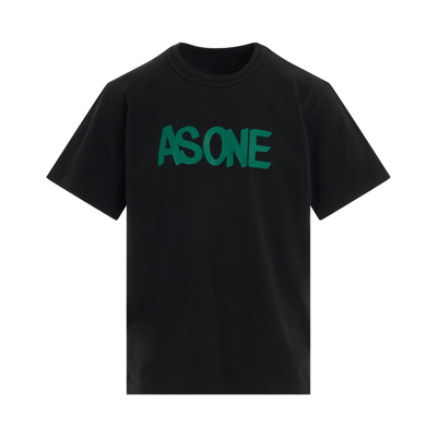 Sacai X Eric Haze As One T-shirt In Black