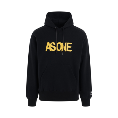 Sacai Eric Haze As One Hoodie In Black