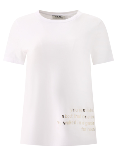 Max Mara S Aris T Shirt In White