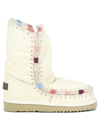 MOU MOU ESKIMO 24 OVERSTITCHING ANKLE BOOTS
