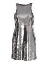 Michael Kors Dress With Sequins In Silver