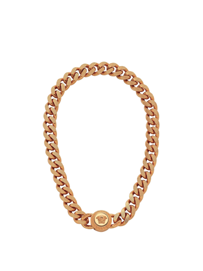 Versace Medusa Chain Necklace In Gold