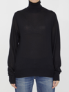 The Row Turtleneck Sweater In Black