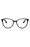 Dolce & Gabbana 54mm Butterfly Optical Glasses In Black