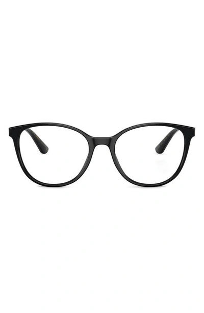 Dolce & Gabbana 54mm Butterfly Optical Glasses In Black