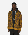 Needles Floral-jacquard Mohair-blend Cardigan In Yellow