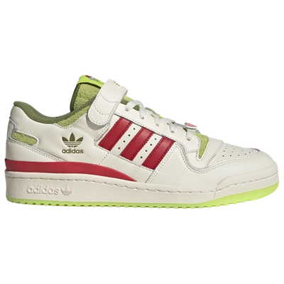 Adidas Originals Forum Low The Grinch 系带运动鞋 In White/green