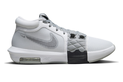 Pre-owned Nike Lebron Witness 8 White Light Smoke Grey In White/light Smoke Grey/black