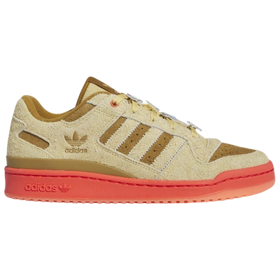 Adidas Originals Mens  Forum Low Classic X The Grinch In Bright Red/oat