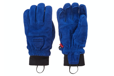 Pre-owned Supreme The North Face Suede Gloves Blue