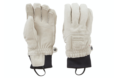 Pre-owned Supreme The North Face Suede Gloves Stone