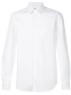 Aspesi Pointed Collar Cotton Shirt In White