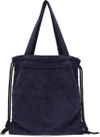 PHOEBE ENGLISH Navy Convertible Canvas Tote