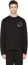 MCQ BY ALEXANDER MCQUEEN Black Swallow Skater Sweatshirt