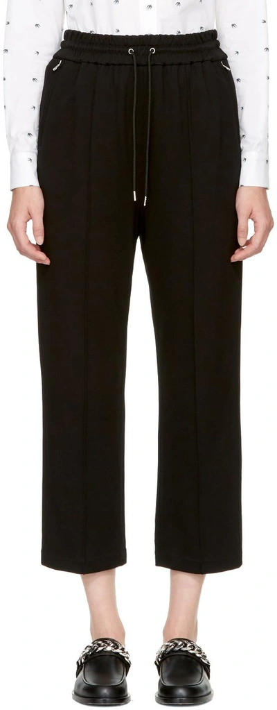 Mcq By Alexander Mcqueen Black Pintucked Trousers