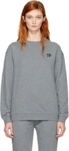 MCQ BY ALEXANDER MCQUEEN Grey Swallow Badge Sweatshirt