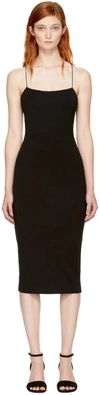 Alexander Wang T Alexanderwang.t Black Strappy Cami Tank Dress In 001 Black