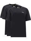 Ambush Logo Detailed Pack Of Three T-shirt In Black