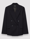 Joseph Tailoring Wool Stretch Jaden Jacket In Black